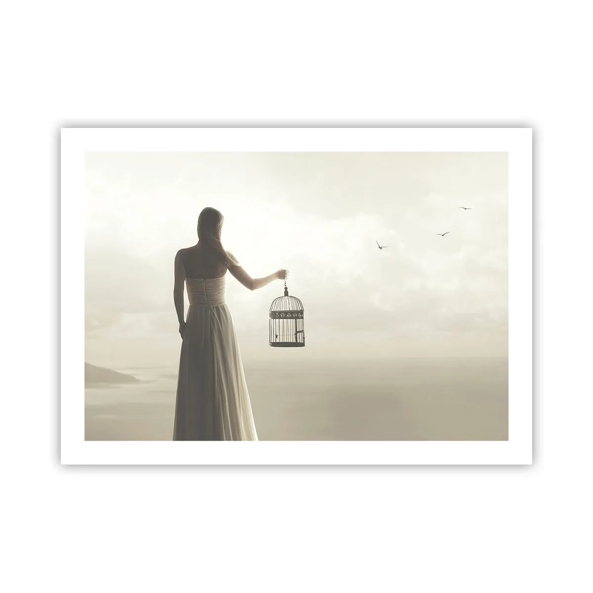 Plakát - Buď svobodná - 70x50 cm