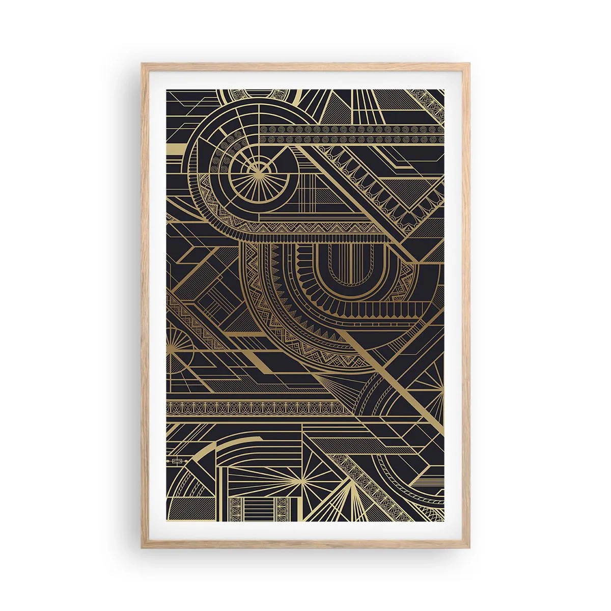 Plakát v rámu světlý dub - Koncepty, nápady, plány - 61x91 cm