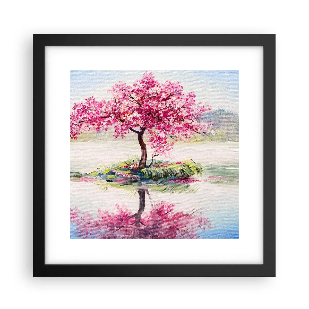 Plakát v černém rámu - Svátek jara - 30x30 cm