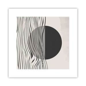 Plakát - Poloviční kompozice - 30x30 cm