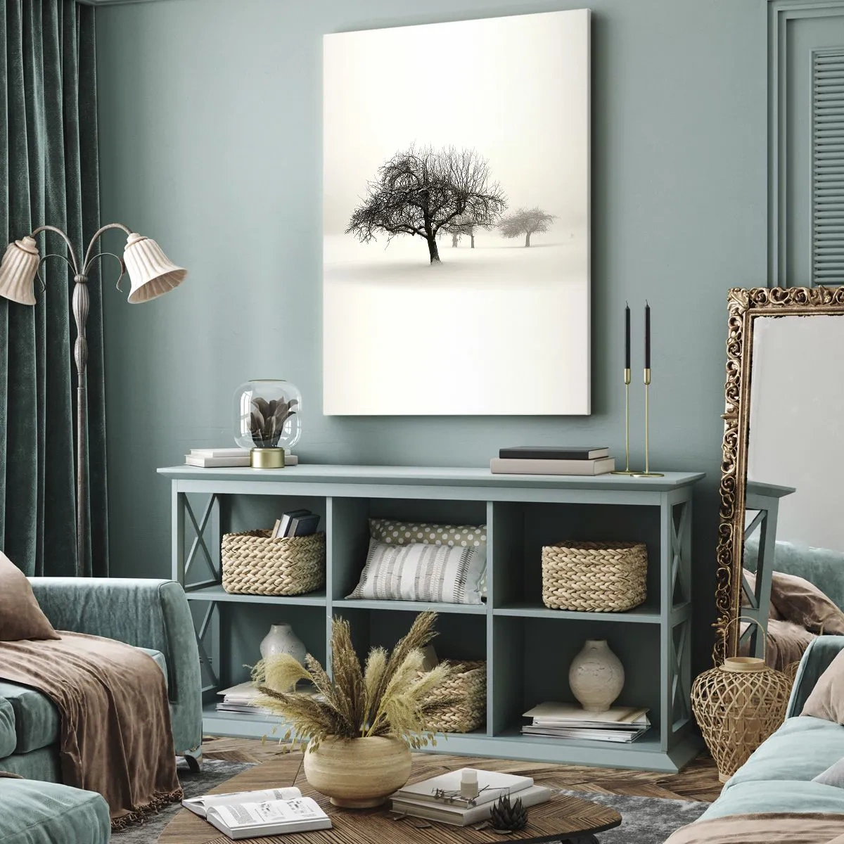 Obraz na plátně - Zimní sen - 55x100 cm