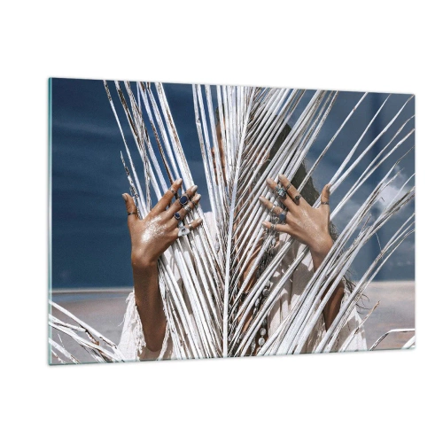 Obraz na skle - Šamanová holka? - 120x80 cm