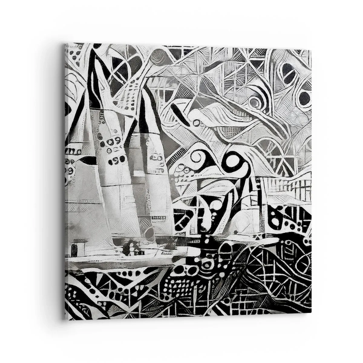 Obraz na plátně - Mezi vlnami - 70x70 cm