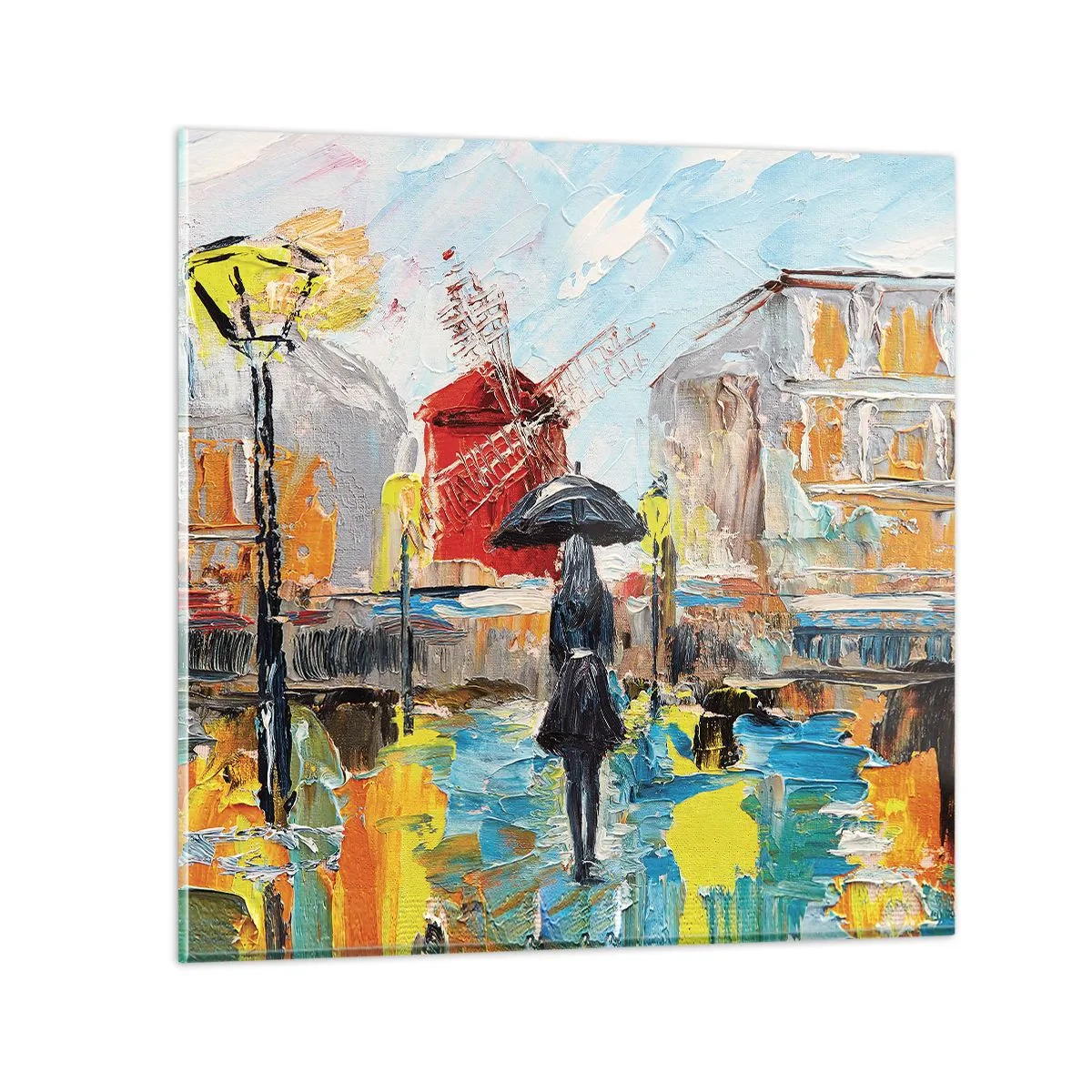 Obraz na skle - Pařížské legendy - 60x60 cm