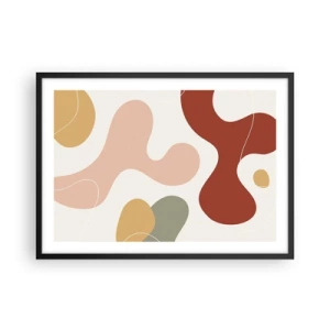 Plakát v černém rámu - Klikyháky - 70x50 cm