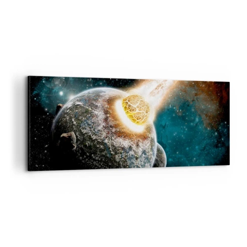 Obraz na plátně - Zničení nebo narození? - 100x40 cm
