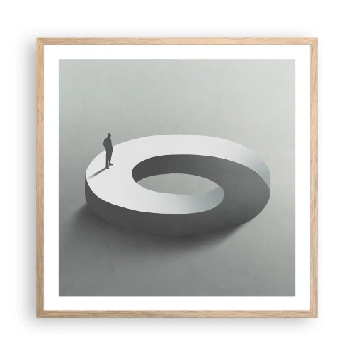 Plakát v rámu světlý dub - To pochopíš - 60x60 cm