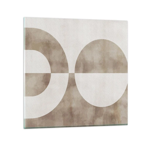 Obraz na skle - Podobnosti a rozdíly - 40x40 cm