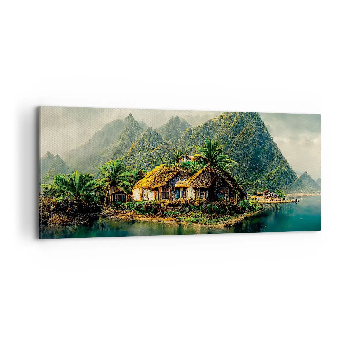 Obraz na plátně - Tropický ráj - 100x40 cm