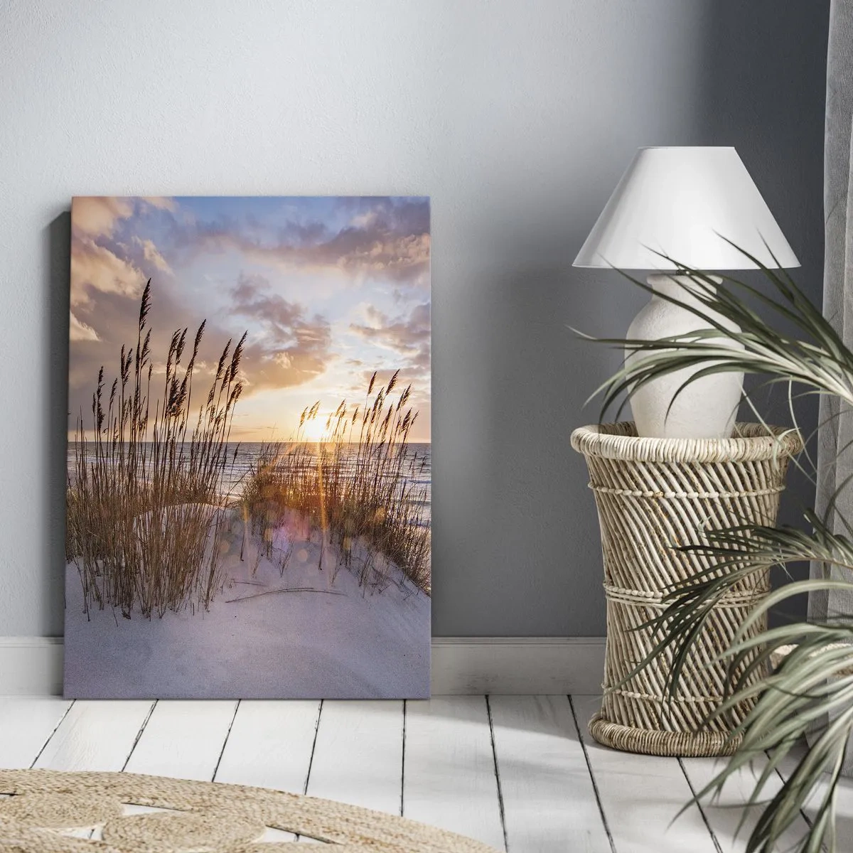Obraz na plátně - Rozloučení se sluncem a větrem - 50x70 cm