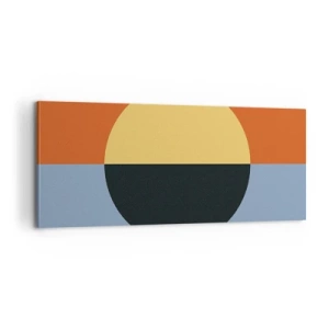 Obraz na plátně - Kompozice tepla a chladu - 100x40 cm