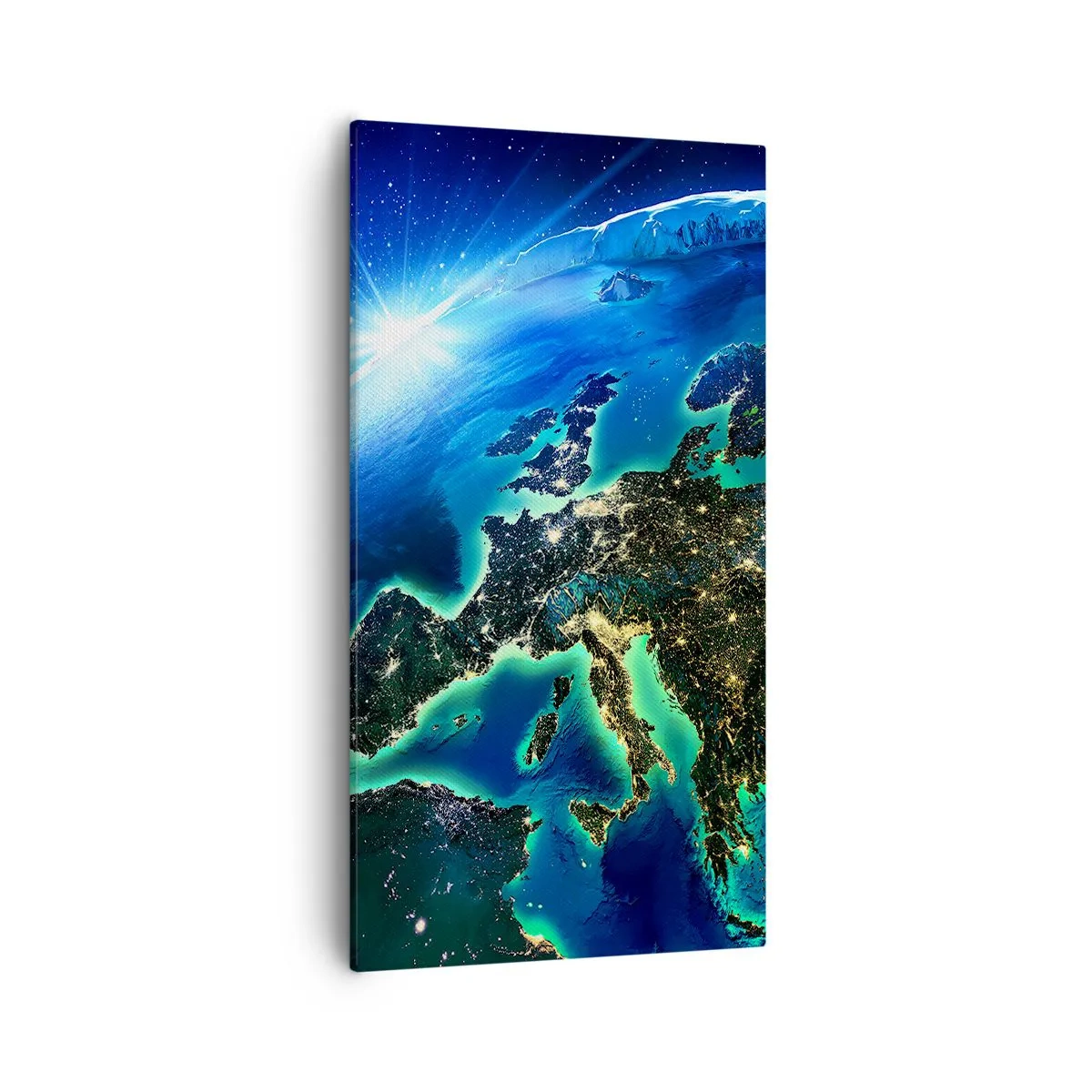 Obraz na plátně - Jiskřivá Evropa - 55x100 cm