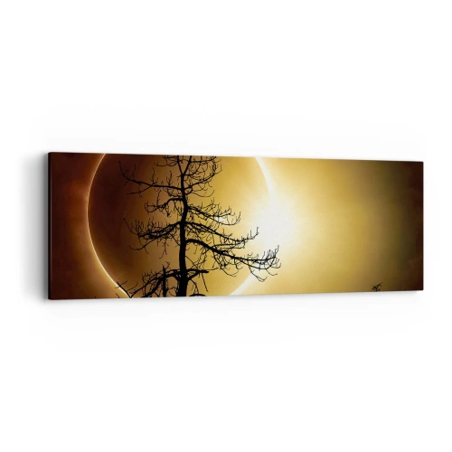 Obraz na plátně - Úplné zatmění - 90x30 cm