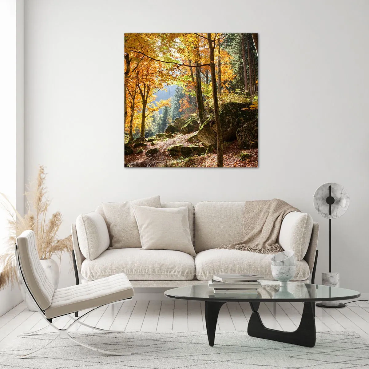 Obraz na skle - Čas na odpočinek - 70x70 cm