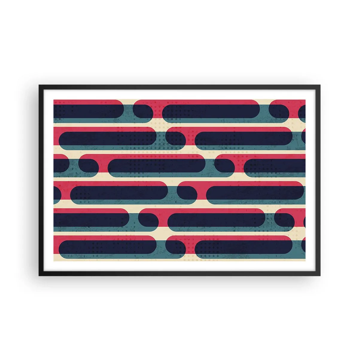 Plakát v černém rámu - Dovnitř a dopředu - 91x61 cm