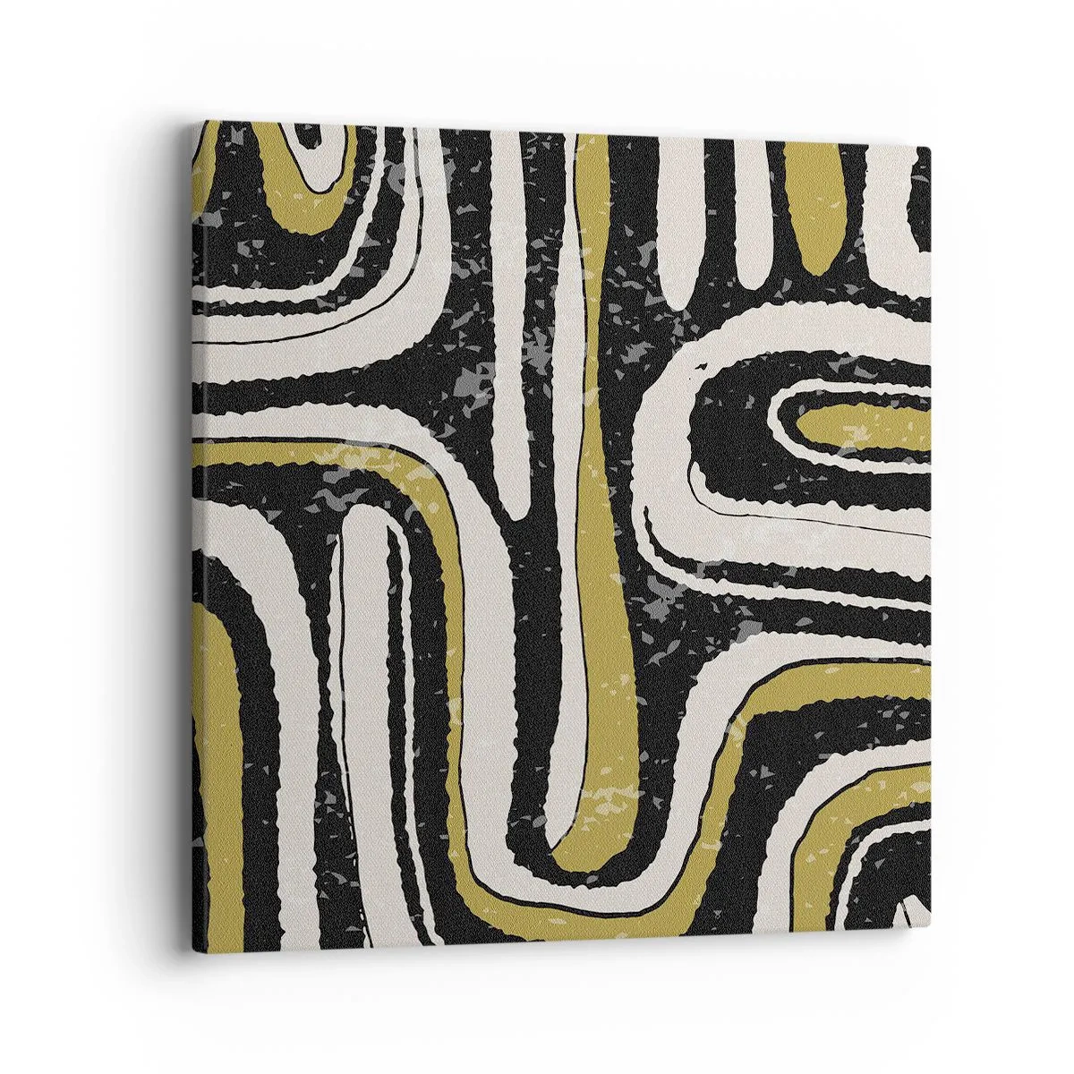 Obraz na plátně - Kompozice: trakty a uličky - 40x40 cm