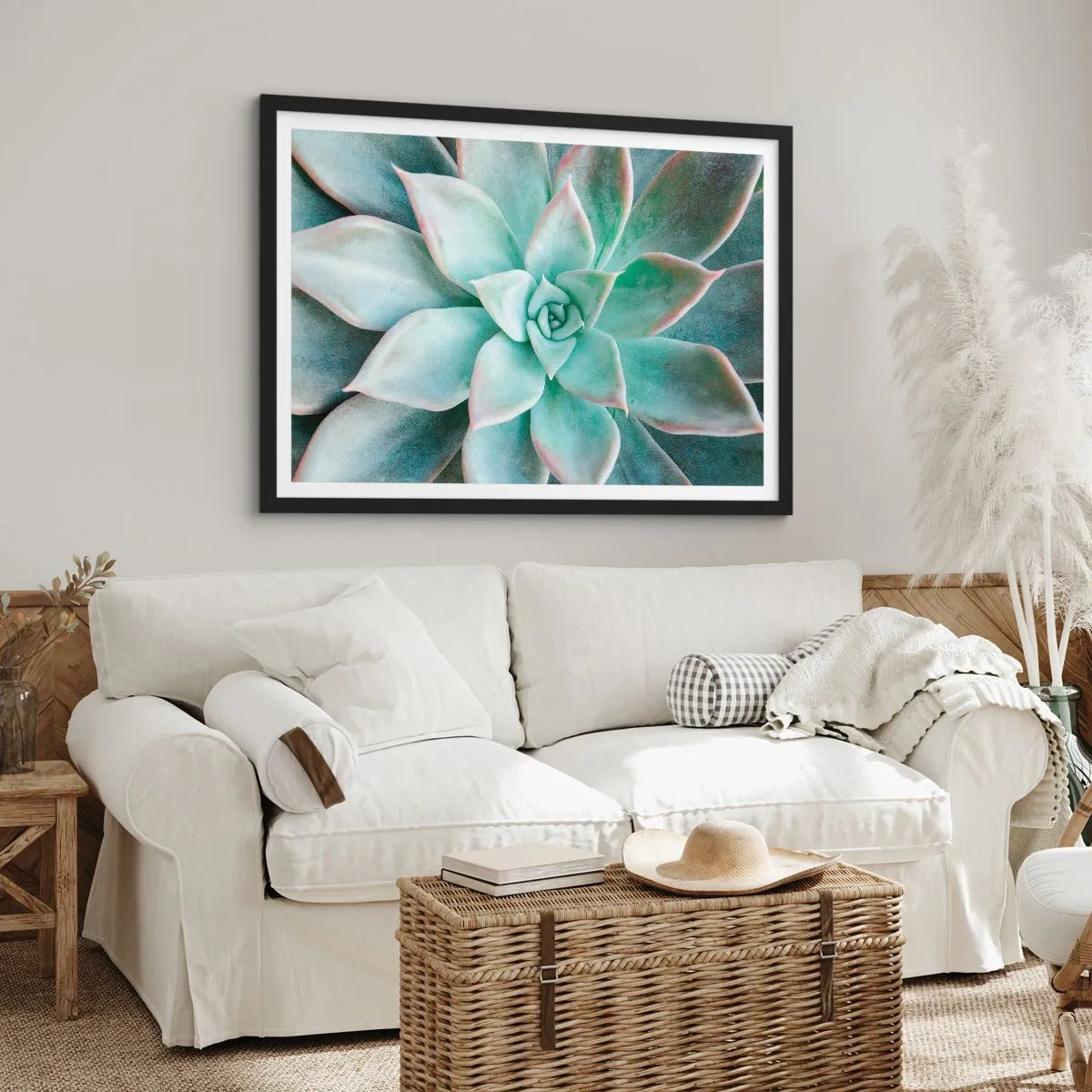 Plakát v černém rámu - Srdce pouště - 70x50 cm