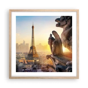 Plakát v rámu světlý dub - Hodně se změnilo… - 50x50 cm