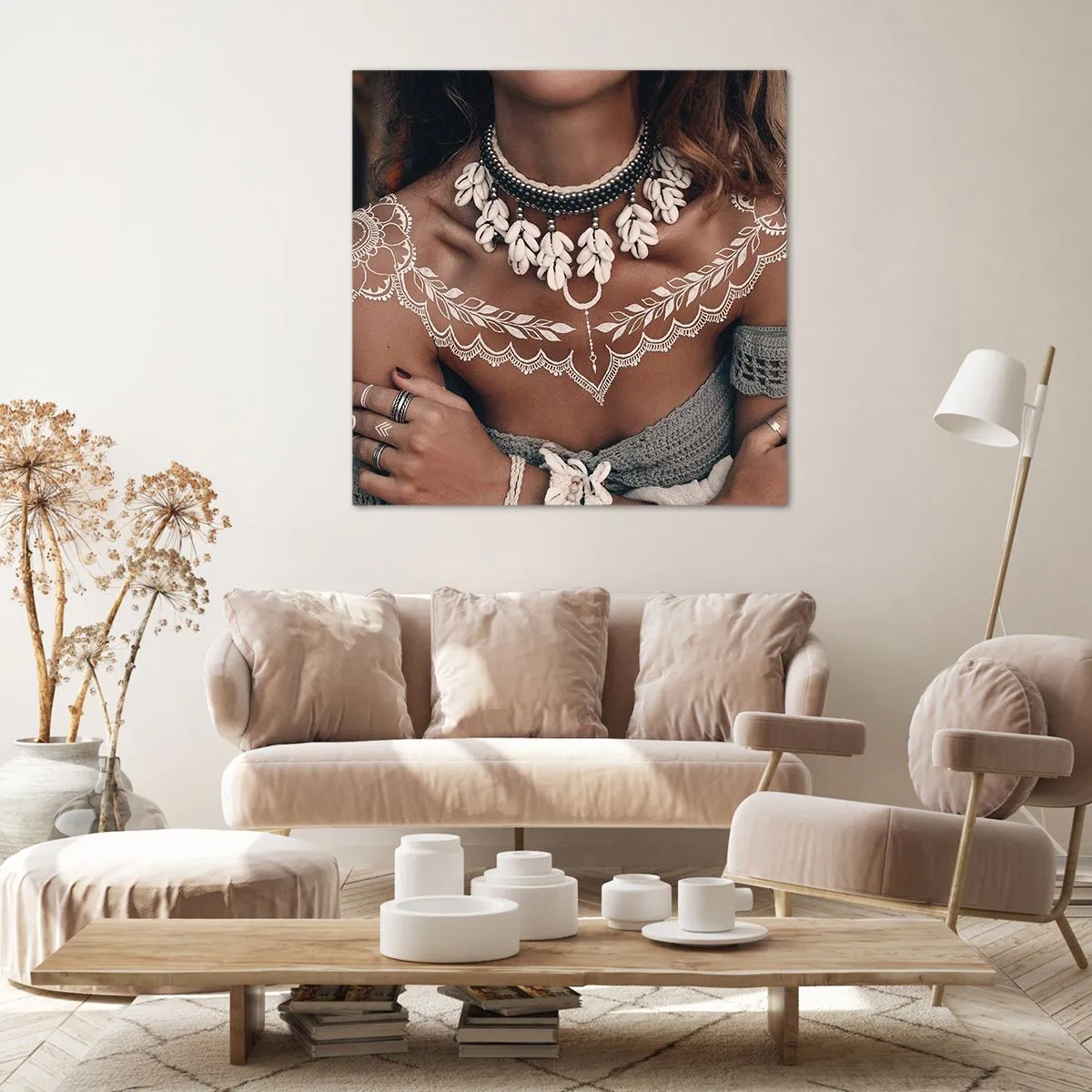 Obraz na plátně - Talismany, rituály ženskosti - 60x60 cm