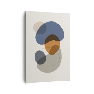 Obraz na plátně - Kapky barev - 70x100 cm