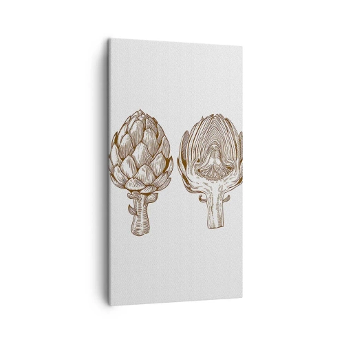 Obraz na plátně - Hodiny anatomie - 45x80 cm