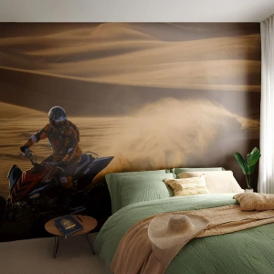 Fototapeta na míru Standard Eco - Na vlnách písku - Quad, Automobilový průmysl, Poušť