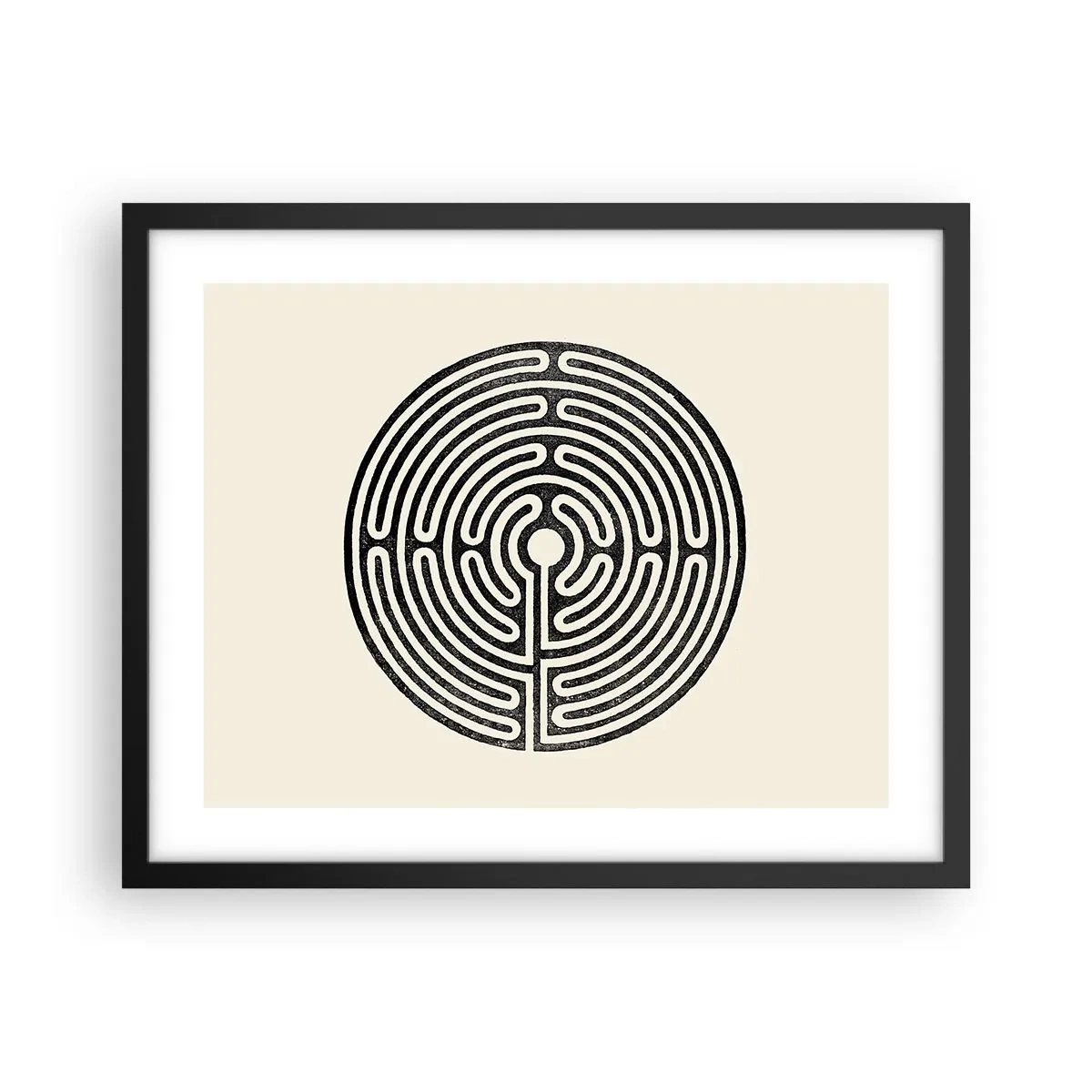 Plakát v černém rámu - Tajemný řád - 50x40 cm