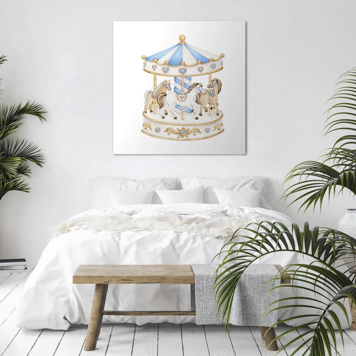 Obraz na plátně - Sladké dětství - 60x60 cm