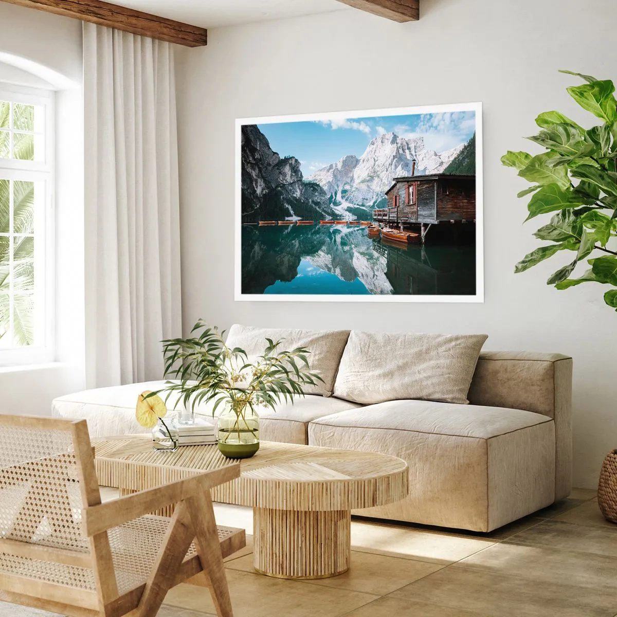 Plakát - Krystalické, horské ráno - 50x40 cm