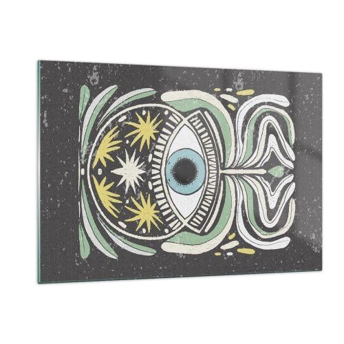 Obraz na skle - Kmenové rituály - 120x80 cm