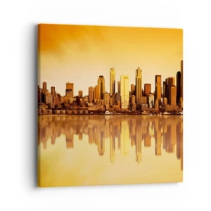 Obraz na plátně - Ticho metropole - 40x40 cm