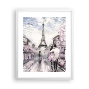 Plakát v bílém rámu - Když se zamilovat, tak jenom v… - 40x50 cm