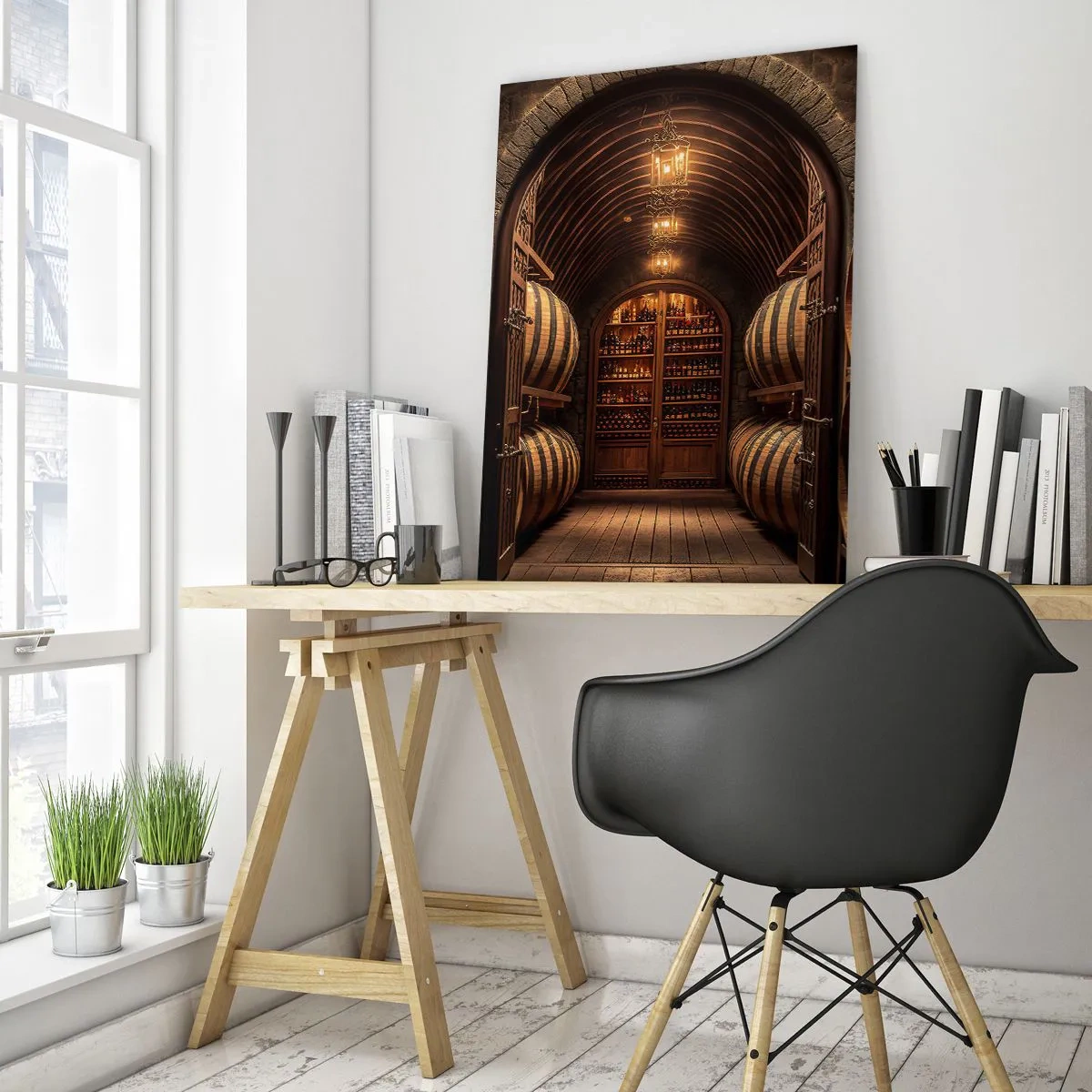 Obraz na skle - Nádherný sklep - 50x70 cm