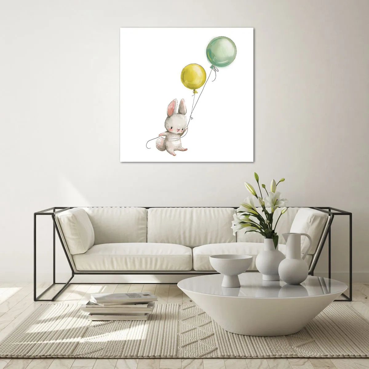 Obraz na skle - Já poletím také! - 60x60 cm