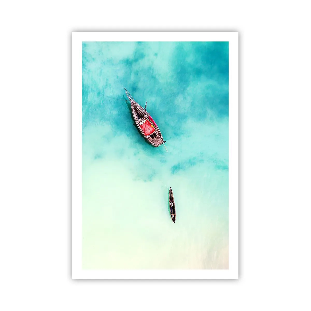 Plakát - Protože na plážích Zanzibaru, když je přebytek vody… - 61x91 cm