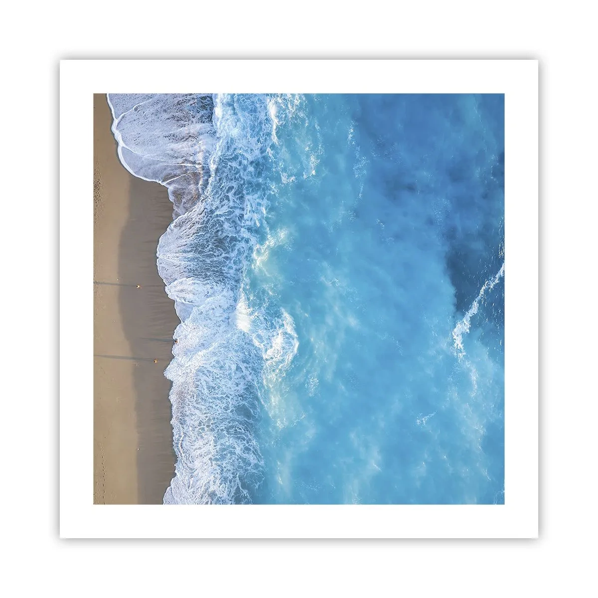 Plakát - Síla modři - 50x50 cm