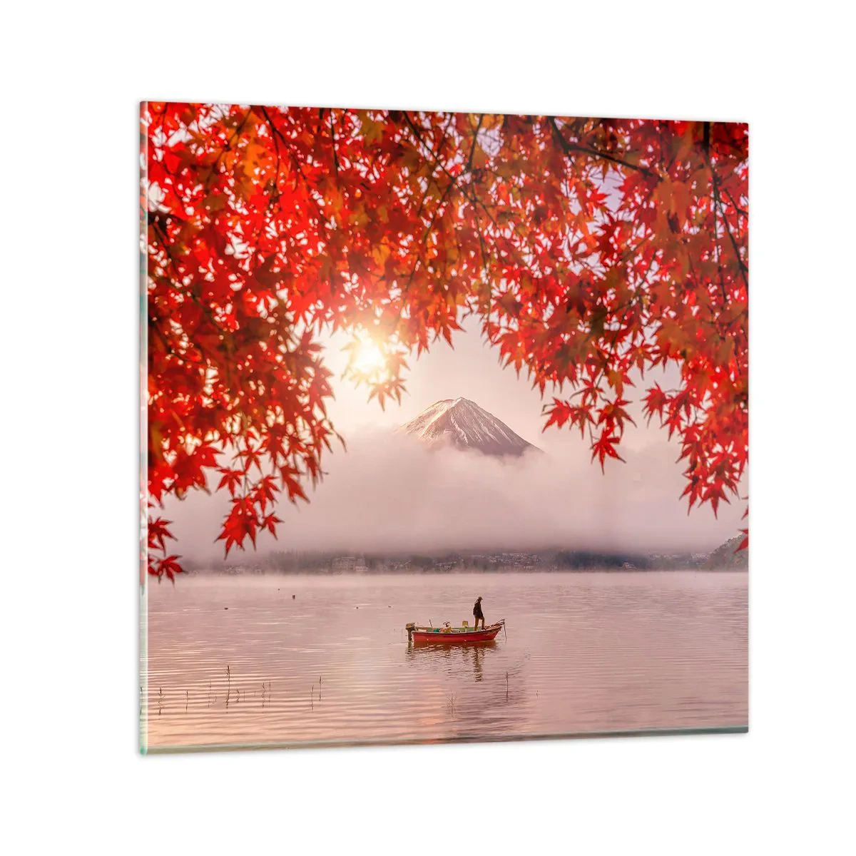 Obraz na skle - V japonském stylu - 30x30 cm