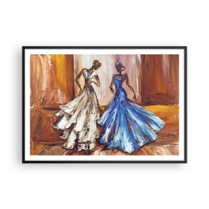 Plakát v černém rámu - Půvabné duo - 100x70 cm