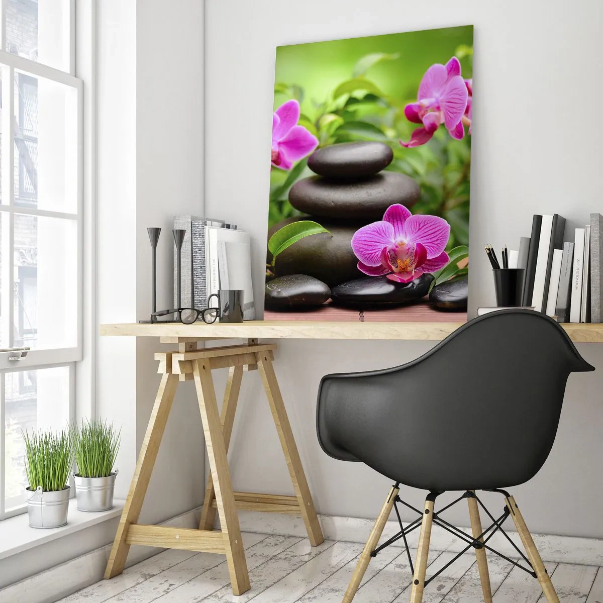 Obraz na skle - Pyramida klidu - 50x70 cm
