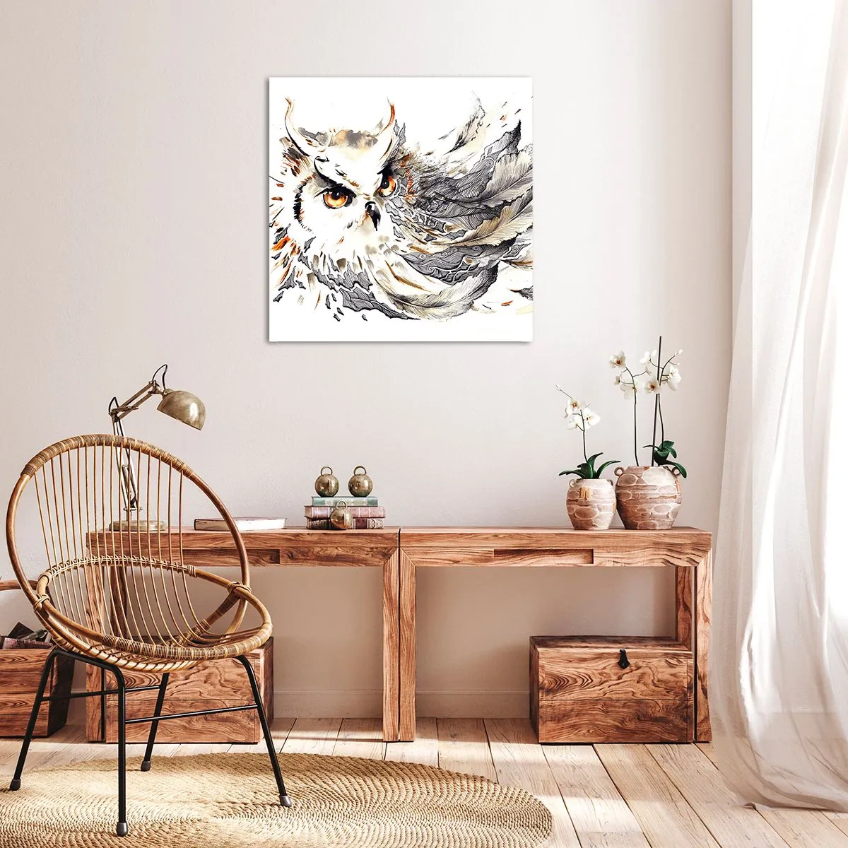 Obraz na plátně - Přišla ze světa kouzel - 60x60 cm