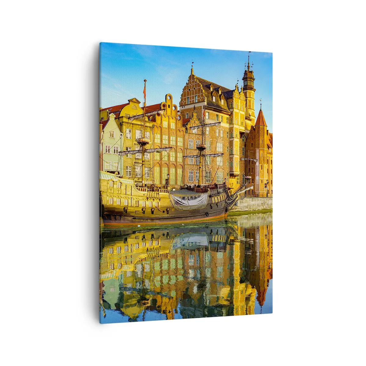 Obraz na plátně - Zrcadlový odraz minulosti - 70x100 cm