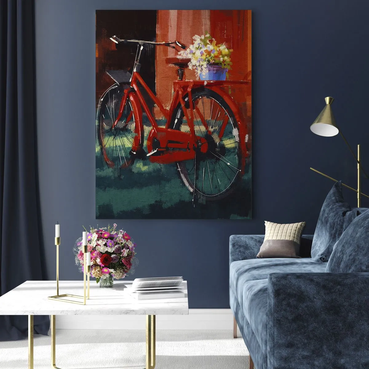 Obraz na skle - I want to ride my bicycle - 80x120 cm