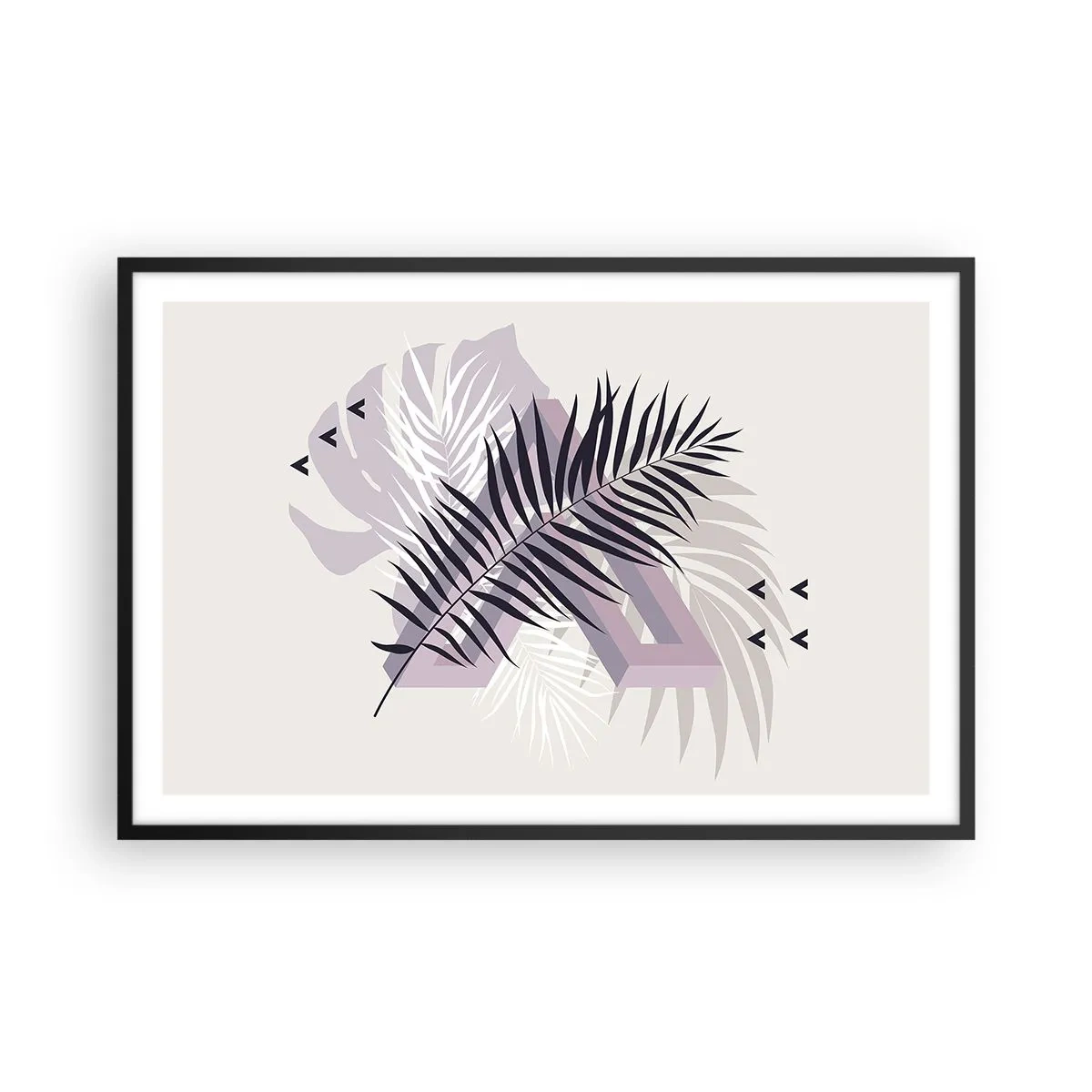 Plakát v černém rámu - Stín stínu - 91x61 cm