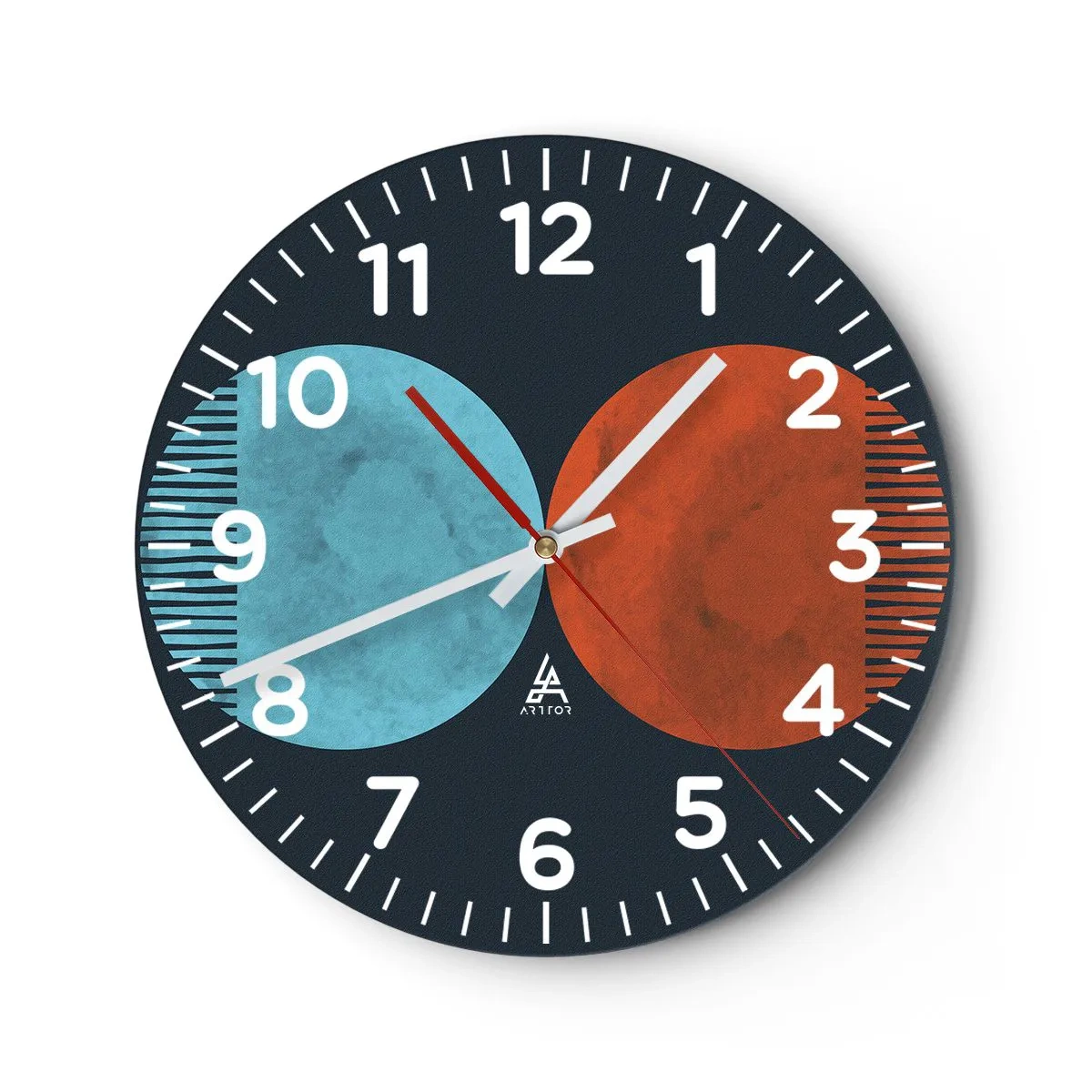 Nástěnné hodiny - Pouze geometrie? - 40x40 cm