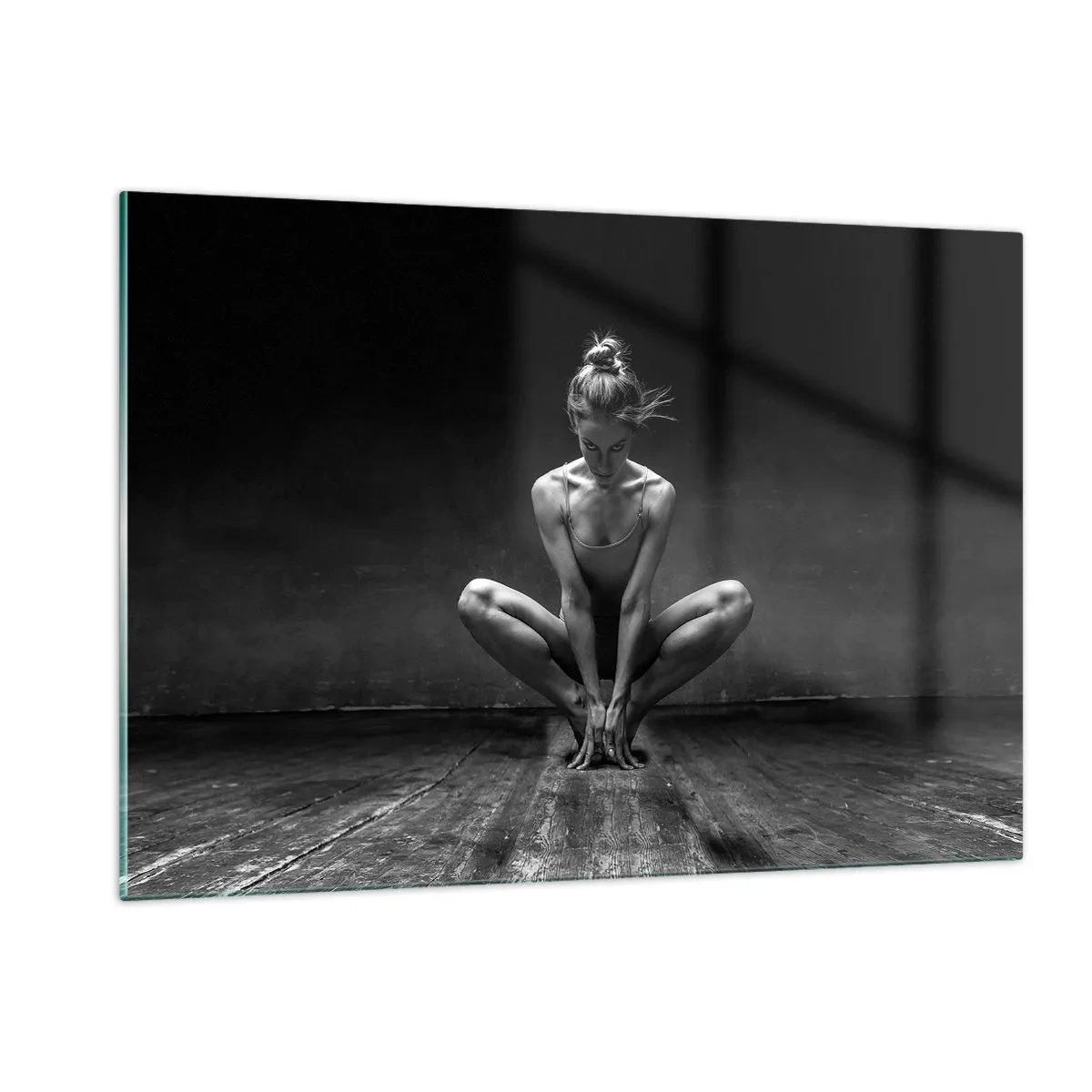 Obraz na skle - Koncentrace taneční energie - 120x80 cm