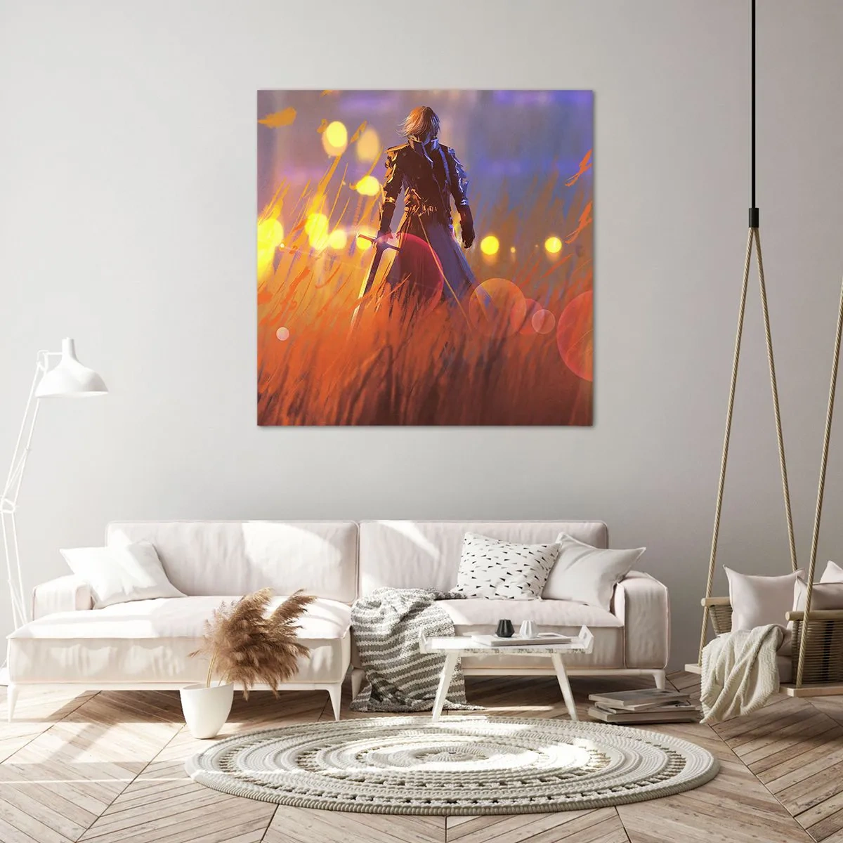 Obraz na plátně - Bludný rytíř - 70x70 cm