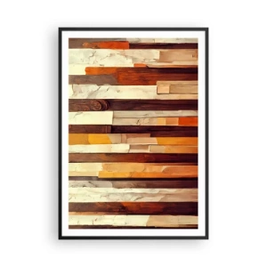 Plakát v černém rámu - Hymna lesních stromů - 70x100 cm