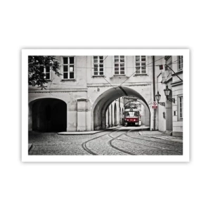 Plakát - Městským labyrintem - 91x61 cm