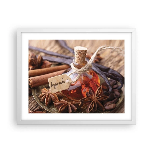 Plakát v bílém rámu - K jednotě těla a ducha - 50x40 cm