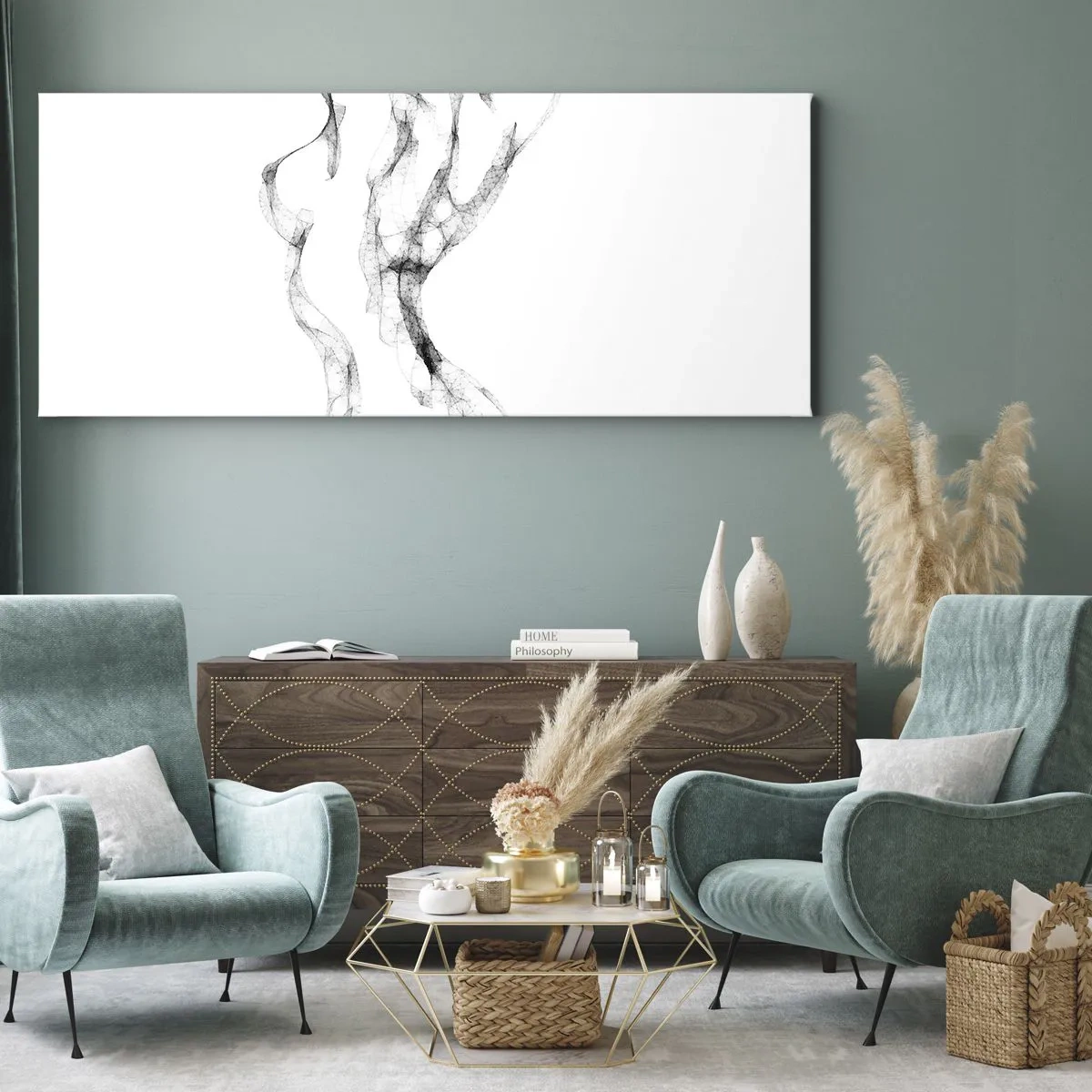 Obraz na plátně - Krásná a silná - 160x50 cm